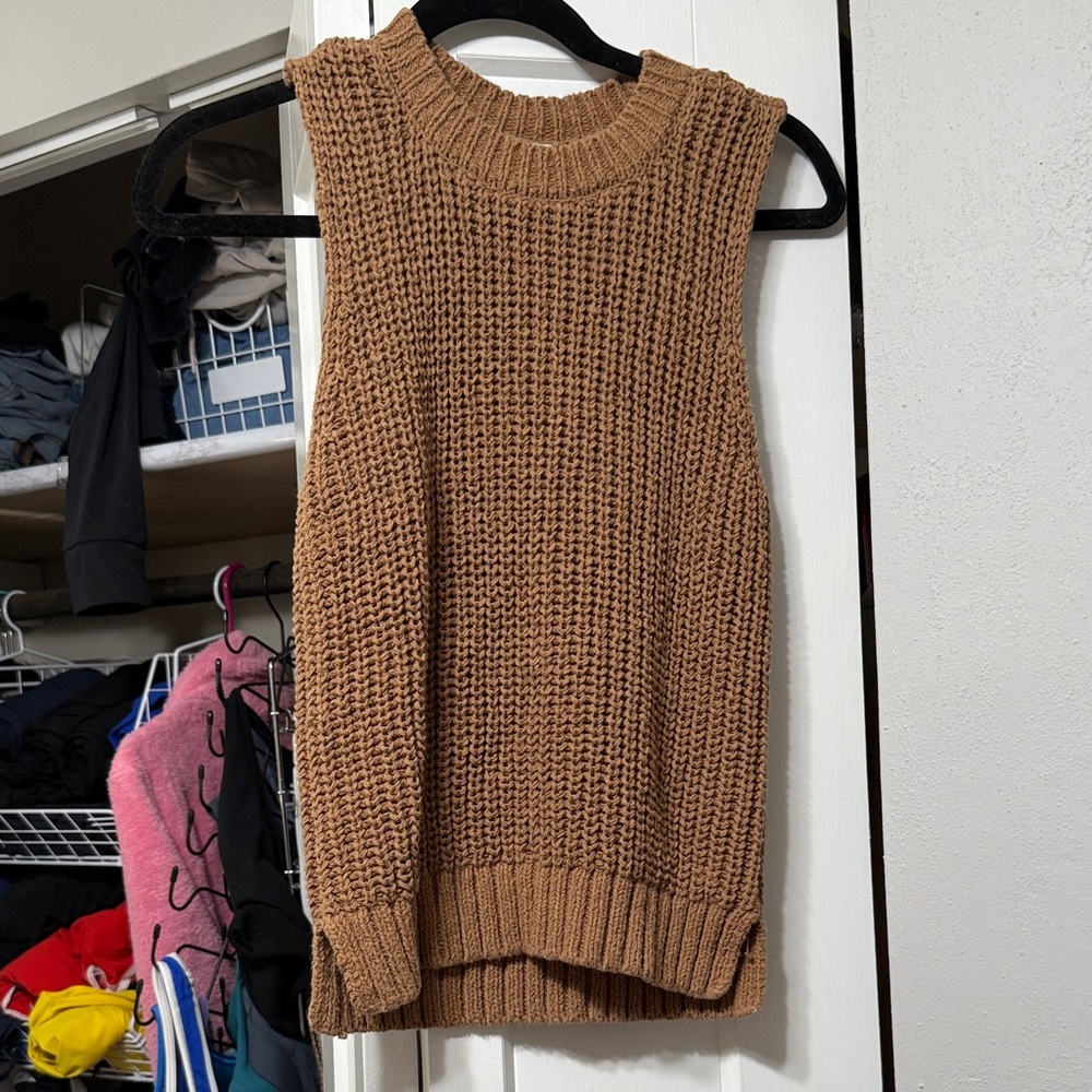 Abercrombie & Fitch Tan Knit Top
